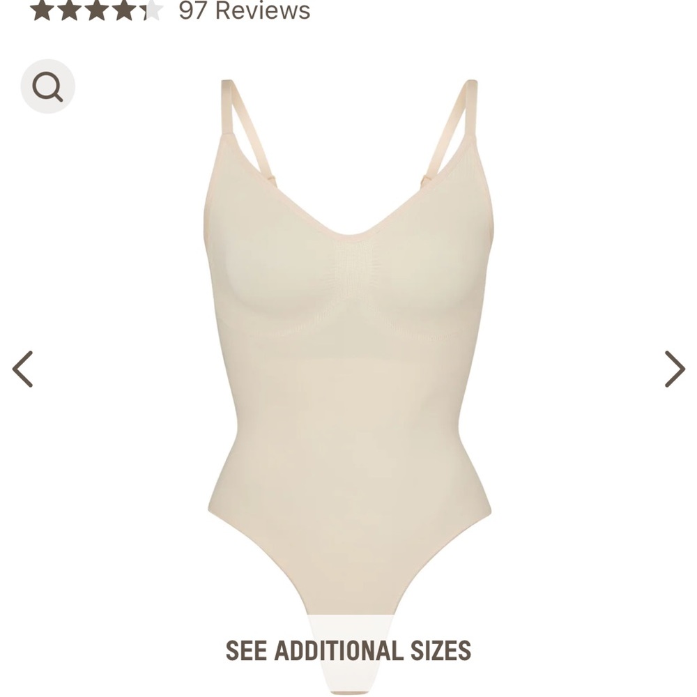 Skims SEAMLESS SCULPT THONG BODYSUIT Sand 2x/3x